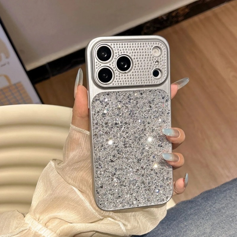 Tablet Accessories Aesthetic - Simli Elmas Kamera Lensli Geniş Pencereli