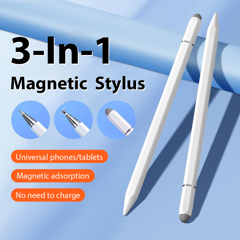 Cheap Tablet Accessories - 3 in 1 Manyetik Evrensel Stylus