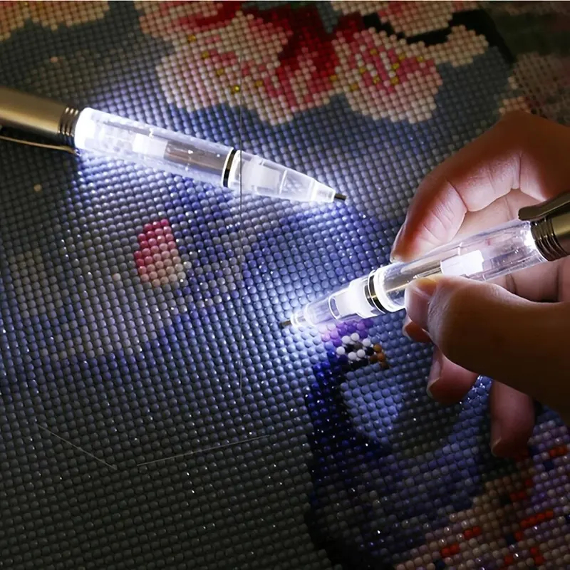 Tablet Accessories Aesthetic - LED Işıklı Elmas Boyama Kalemi 1