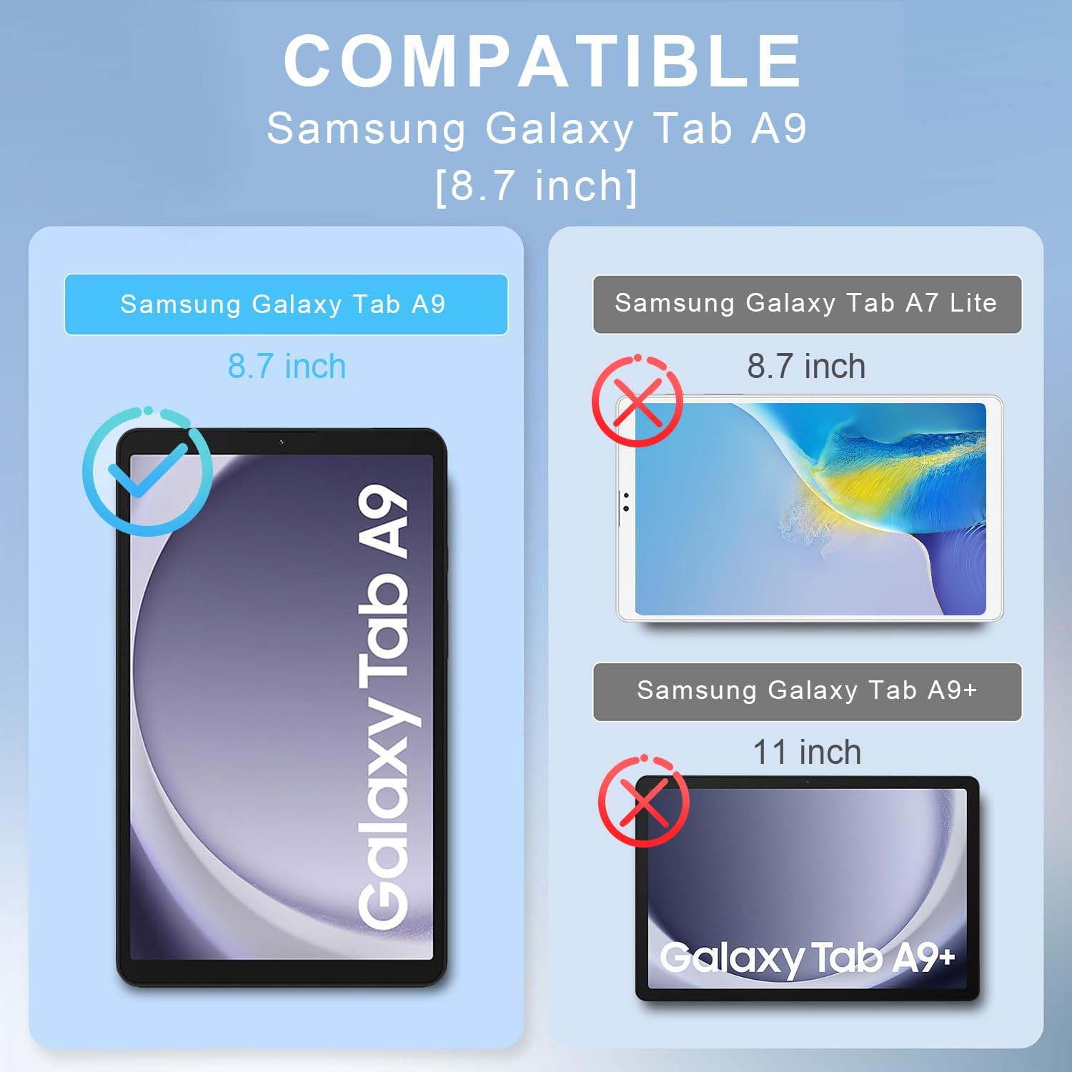 Samsung Galaxy Tab için A9 SM- - Cheap Tablet Accessories incelemesi ve fiyatı